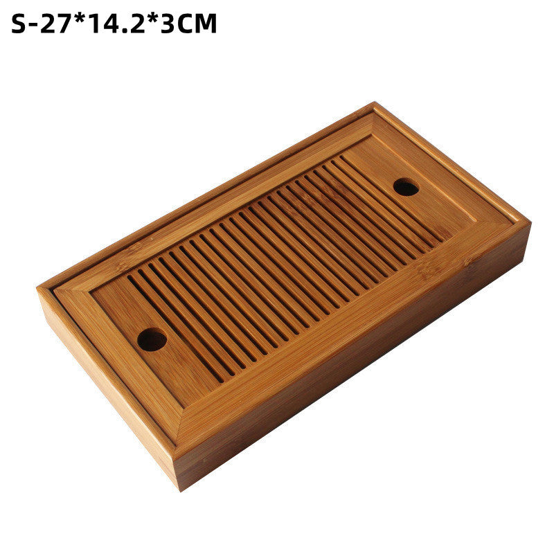 Bamboo Tea Tray Simple Tea Set Dry Brewing Table Tea Mat Bamboo Travel Tea Set