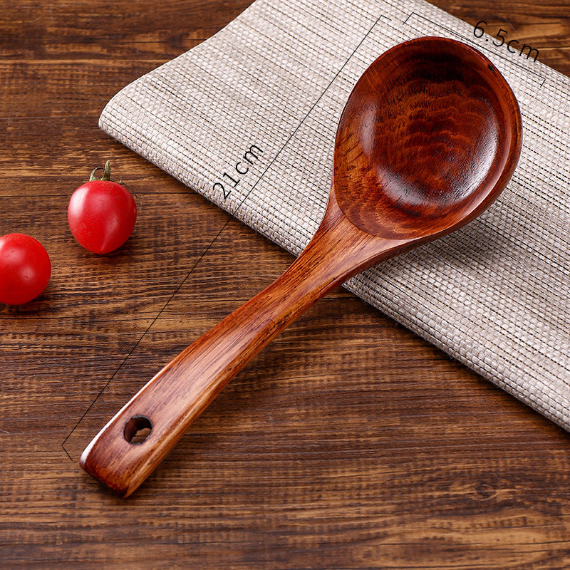 S/M/L Natural Wooden Cooking Scoop