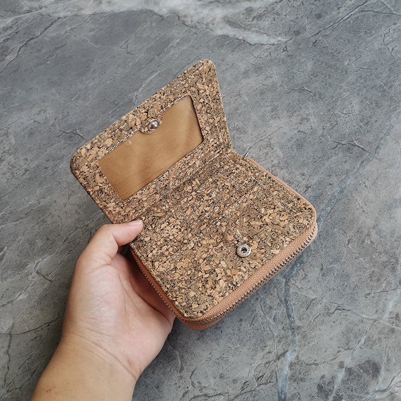 Billetera Corta de Corcho Alternativa al Cuero Ecológica Cavabien