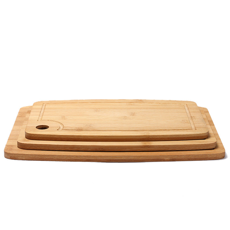 Healthy And Ecological Bamboo Cutting Board With Holes