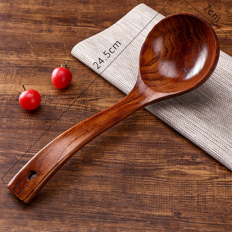 S/M/L Natural Wooden Cooking Scoop