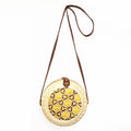 Bamboo Bags Summer Beach Bags Women's Shoulder Bags Fashion Net Red Handwoven Bags Fashion Round Messenger Bags