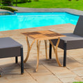 HERMOSA 31.5'' SQUARE WOOD TABLE