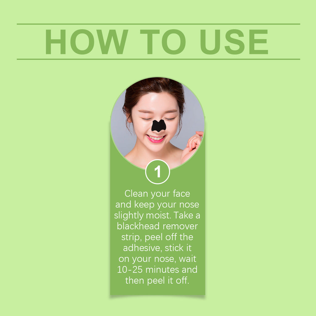 Bamboo Charcoal Nose Mask Gently Cleanses T Zone Of Face, Moisturizes Pores And Moisturizes Skin Nose Mask