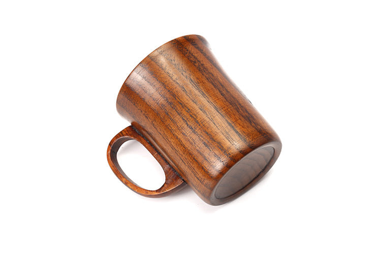 Vaso de madera de azufaifo natural