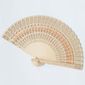 Full Flush Flower Type Fragrant Wood Fan Sunshine Flower Wood Fan