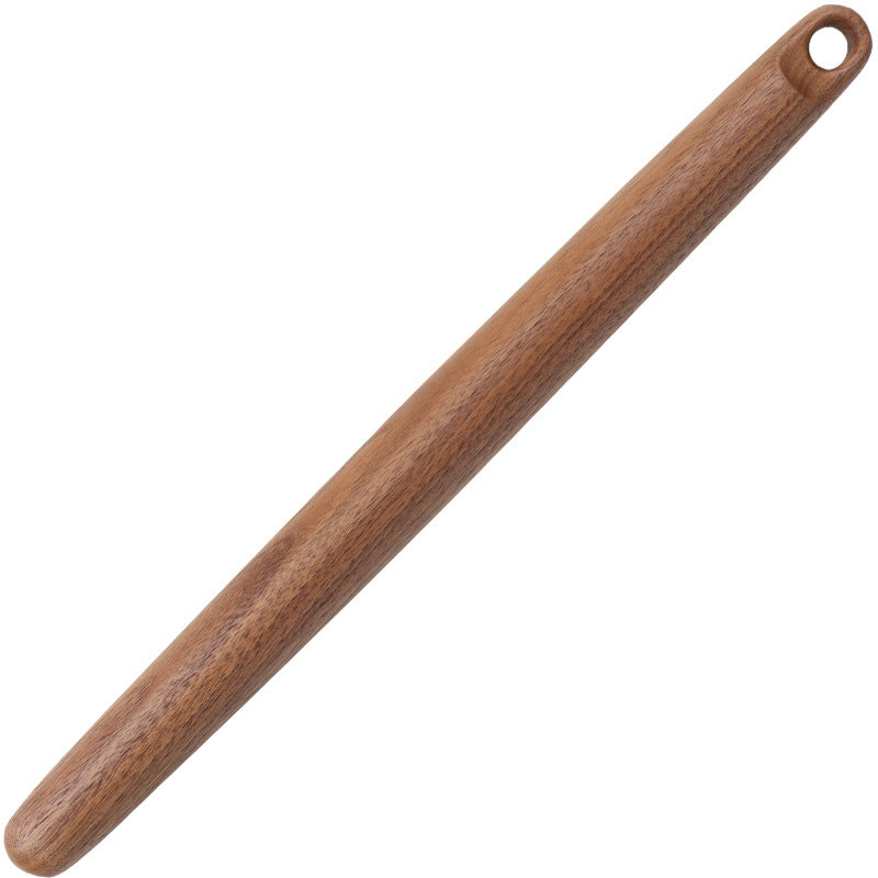 North American Black Walnut Rolling Pin With Hole Solid Wood Baking Dumpling Sticks Kitchen Baking Tools Extended