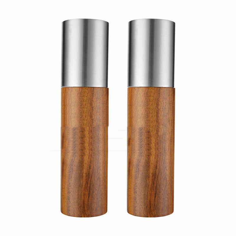 Cylindrical Pepper Grinder Acacia Wood