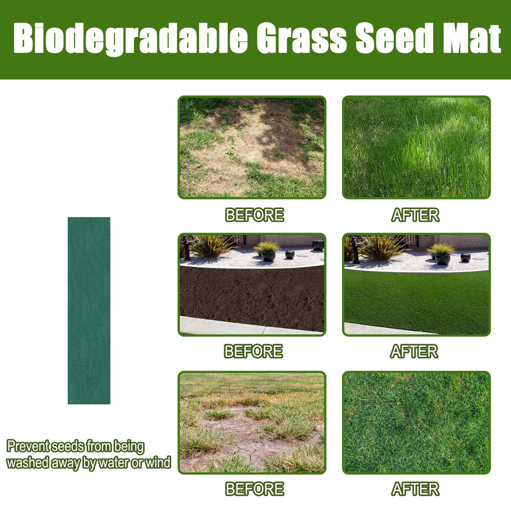 Yegbong Gardening Ecological Blanket Biodegradable Seed Mat