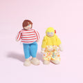 Small Furniture Wooden High Bed Children's Play House Educational Toys Early Childhood Children's Toy Wood
