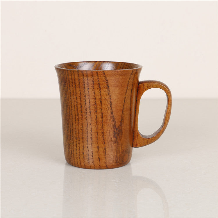 Vaso de madera de azufaifo natural
