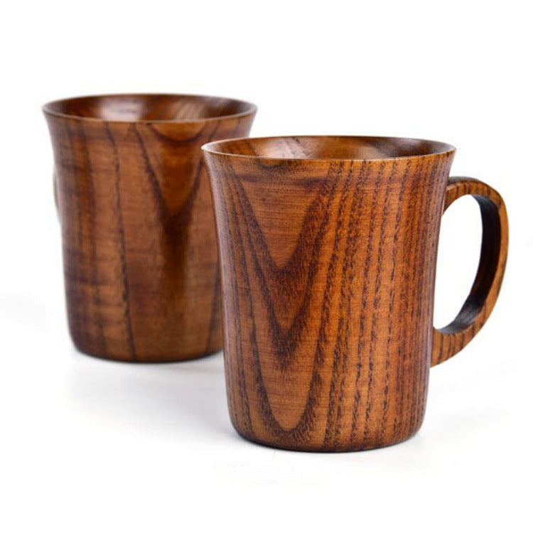 Vaso de madera de azufaifo natural