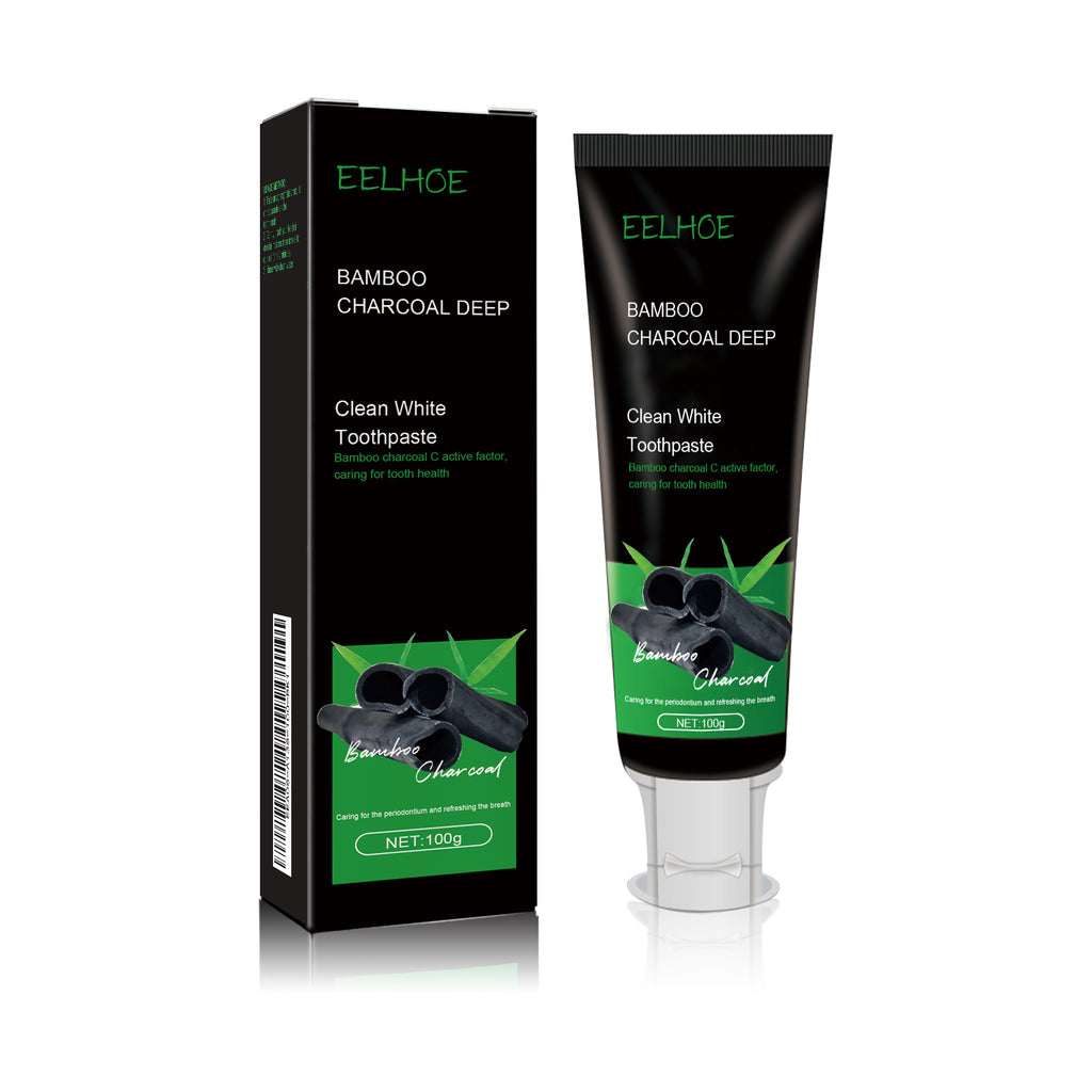 Bamboo Charcoal Deep Beauty Toothpaste Cleans Stains, Smells, Brightening White Teeth Care Toothpaste