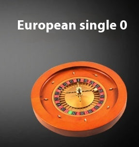 Solid Wood Roulette Wheel Yellow Diameter 50cm20-inch Or 45cm18-inch Casino Metal Turntable