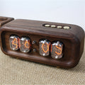 Black Walnut Solid Wood Glow Digital Electronic Tube Clock
