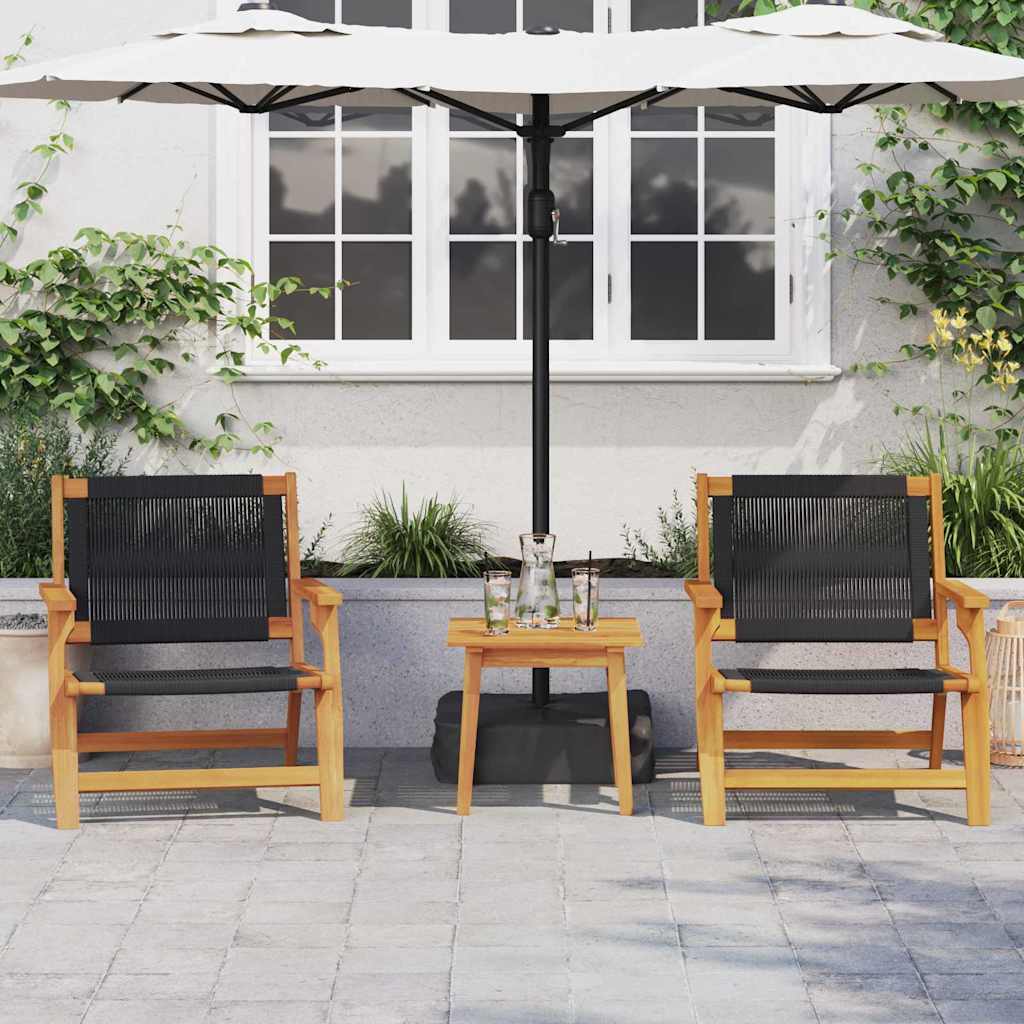 Outdoor Table Set Solid Acacia Wood   Outdoor Table Set Solid Acacia Wood