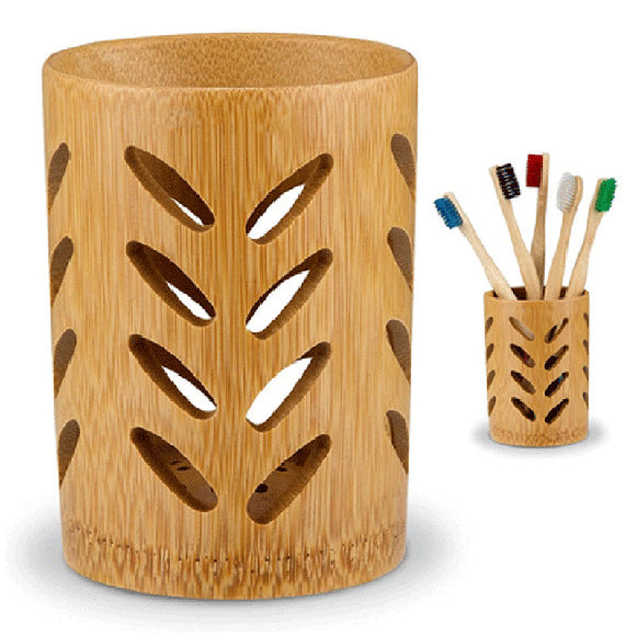 Vaso de bambú para viajes y uso doméstico