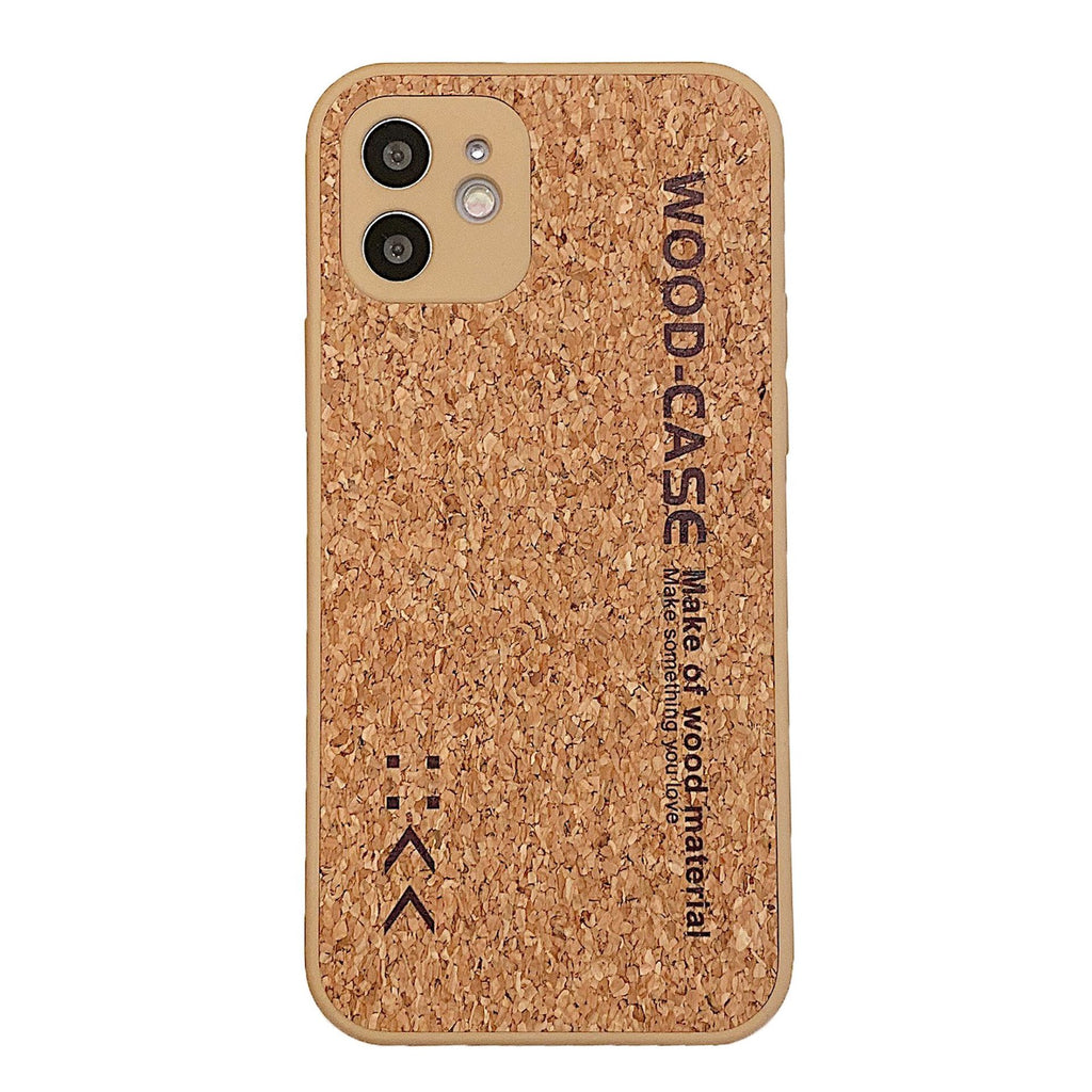 Creative Japanese Soft Wood Grain Fiber Protective Cover