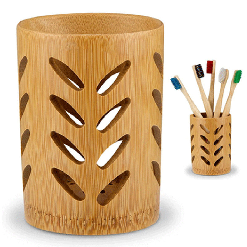 Vaso de bambú para viajes y uso doméstico