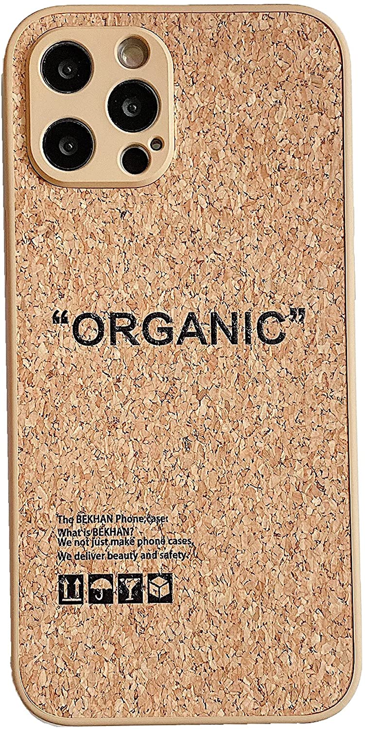 Creative Japanese Soft Wood Grain Fiber Protective Cover
