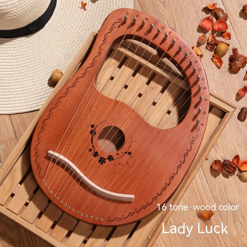Solid Wood Veneer Lyre
