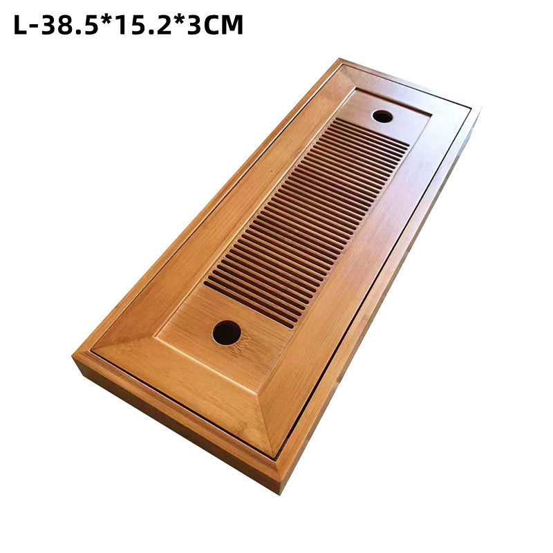 Bamboo Tea Tray Simple Tea Set Dry Brewing Table Tea Mat Bamboo Travel Tea Set
