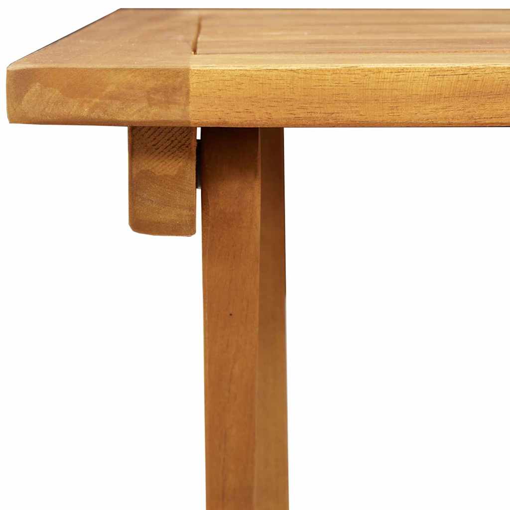 Mesa de Jardín Plegable Natural 60 x Madera de Acacia Maciza