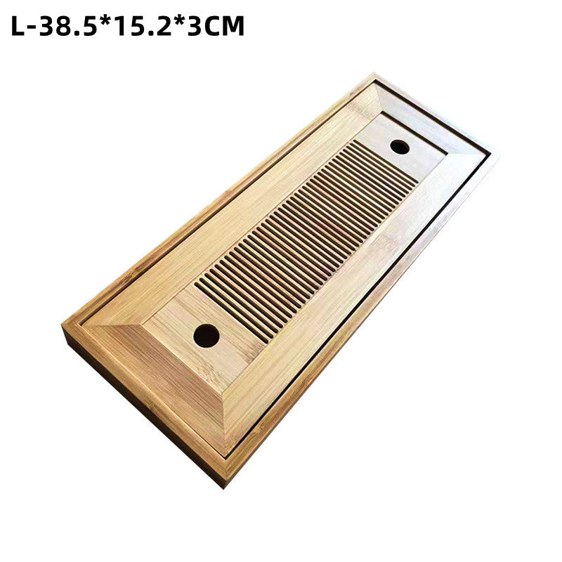 Bamboo Tea Tray Simple Tea Set Dry Brewing Table Tea Mat Bamboo Travel Tea Set