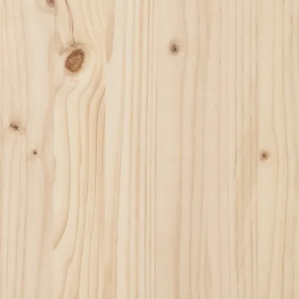 solid wood bed without mattress, pine wood