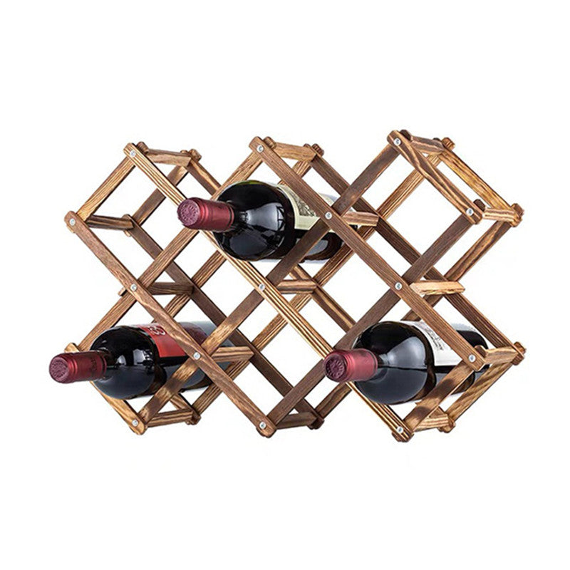 Red Wine Rack Solid Wood Household Small Modern Simple Red Wine Cabinet Display Rack Red Wine Rack