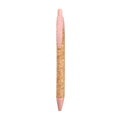 Push Degradable Eco-friendly Wheat Straw Pen Paper Tube Cork Pen