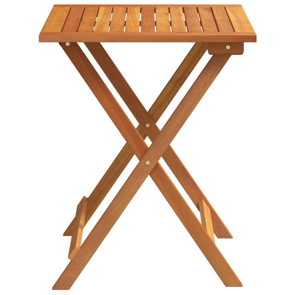 Mesa de Jardín Plegable Natural 60 x Madera de Acacia Maciza