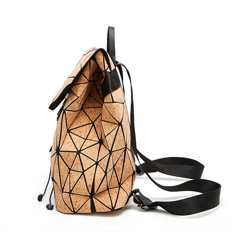 KAOGE Original Mochila de Corcho Natural para Mujer de Moda Madera Vegana Bolso Mochilas Femeninas Bolso de Viaje Mochila Escolar para Niña