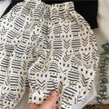 Bamboo knot cotton and linen cropped pants