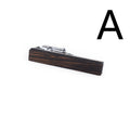 Pasador de Corbata de Madera de Alta Calidad Pasador de Corbata de Madera Aleación de Madera de Cebra