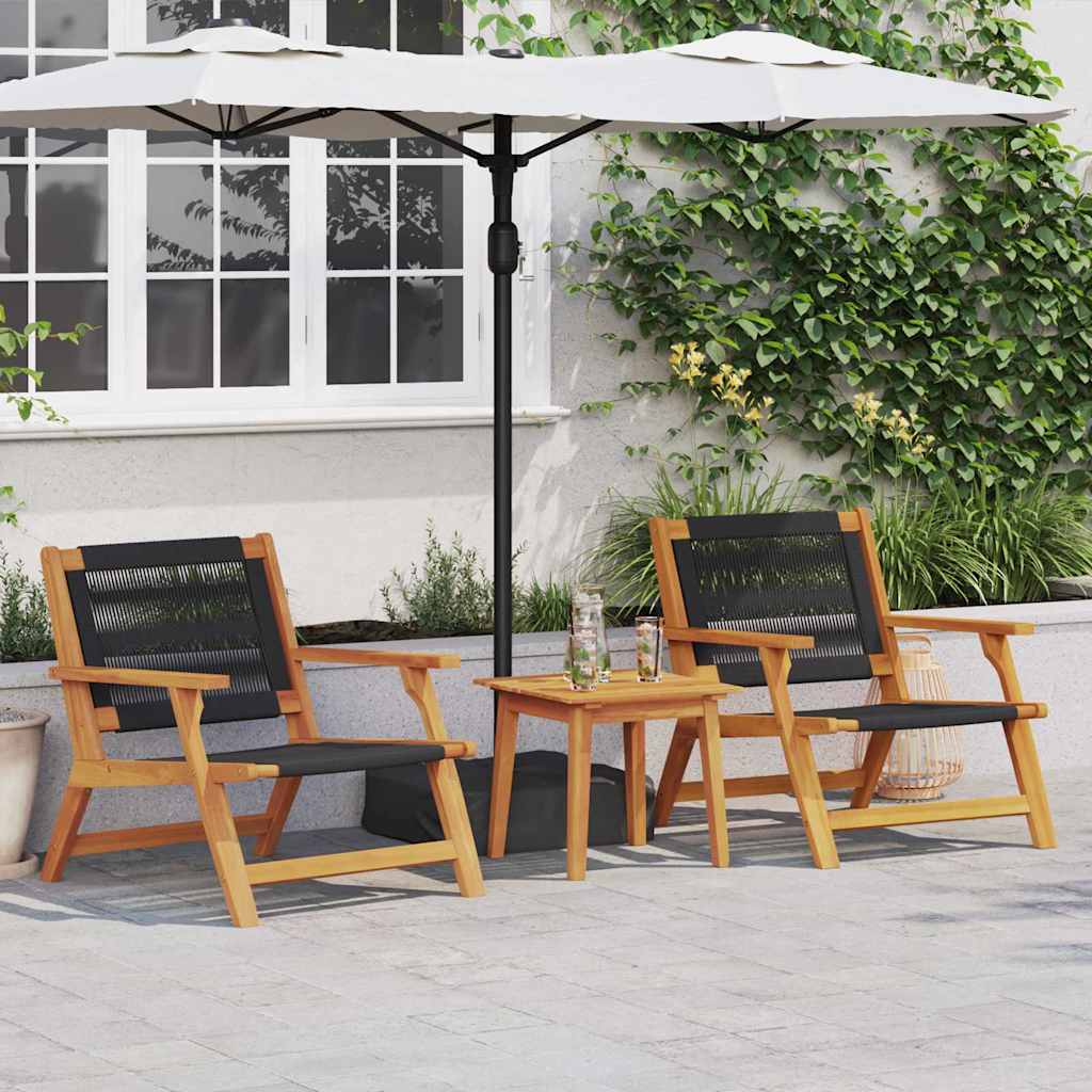 Outdoor Table Set Solid Acacia Wood   Outdoor Table Set Solid Acacia Wood