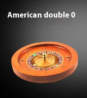 Solid Wood Roulette Wheel Yellow Diameter 50cm20-inch Or 45cm18-inch Casino Metal Turntable