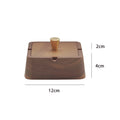 Trapezoidal Ashtray Solid Wood Ashtray With Lid