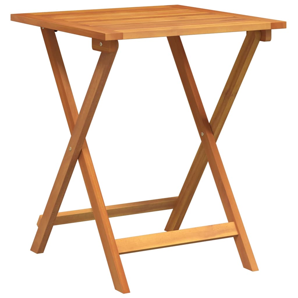 Mesa de Jardín Plegable Natural 60 x Madera de Acacia Maciza