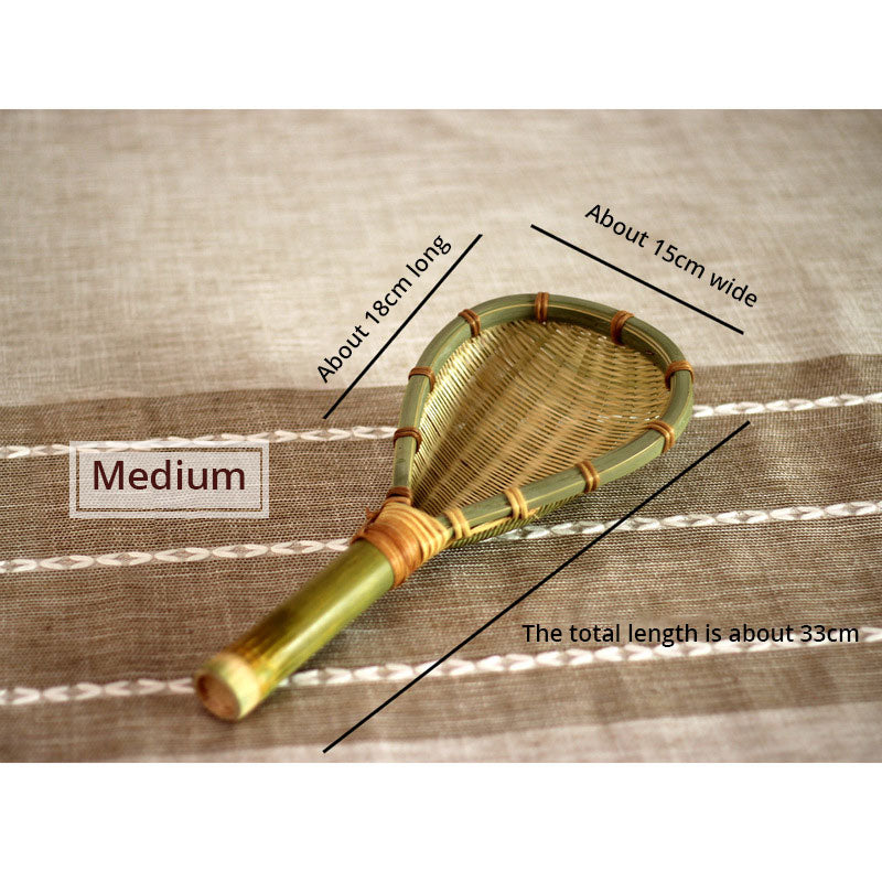 Bamboo Products Bamboo Woven Scoop Noodle Scoop Spicy Hot Pot Filter Bamboo Mesh Scoop Mesh Leak Filter Scoop Fried