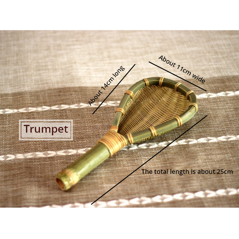 Bamboo Products Bamboo Woven Scoop Noodle Scoop Spicy Hot Pot Filter Bamboo Mesh Scoop Mesh Leak Filter Scoop Fried