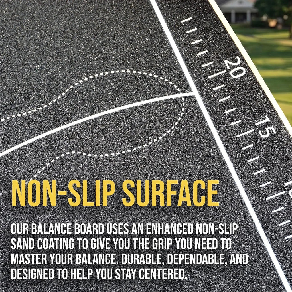 Golf Pressure Plate with Bottom Button Prompt Sound Function Solid Wood Golf Weight Shift Board For Indoor Practice,