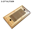 Bamboo Tea Tray Simple Tea Set Dry Brewing Table Tea Mat Bamboo Travel Tea Set