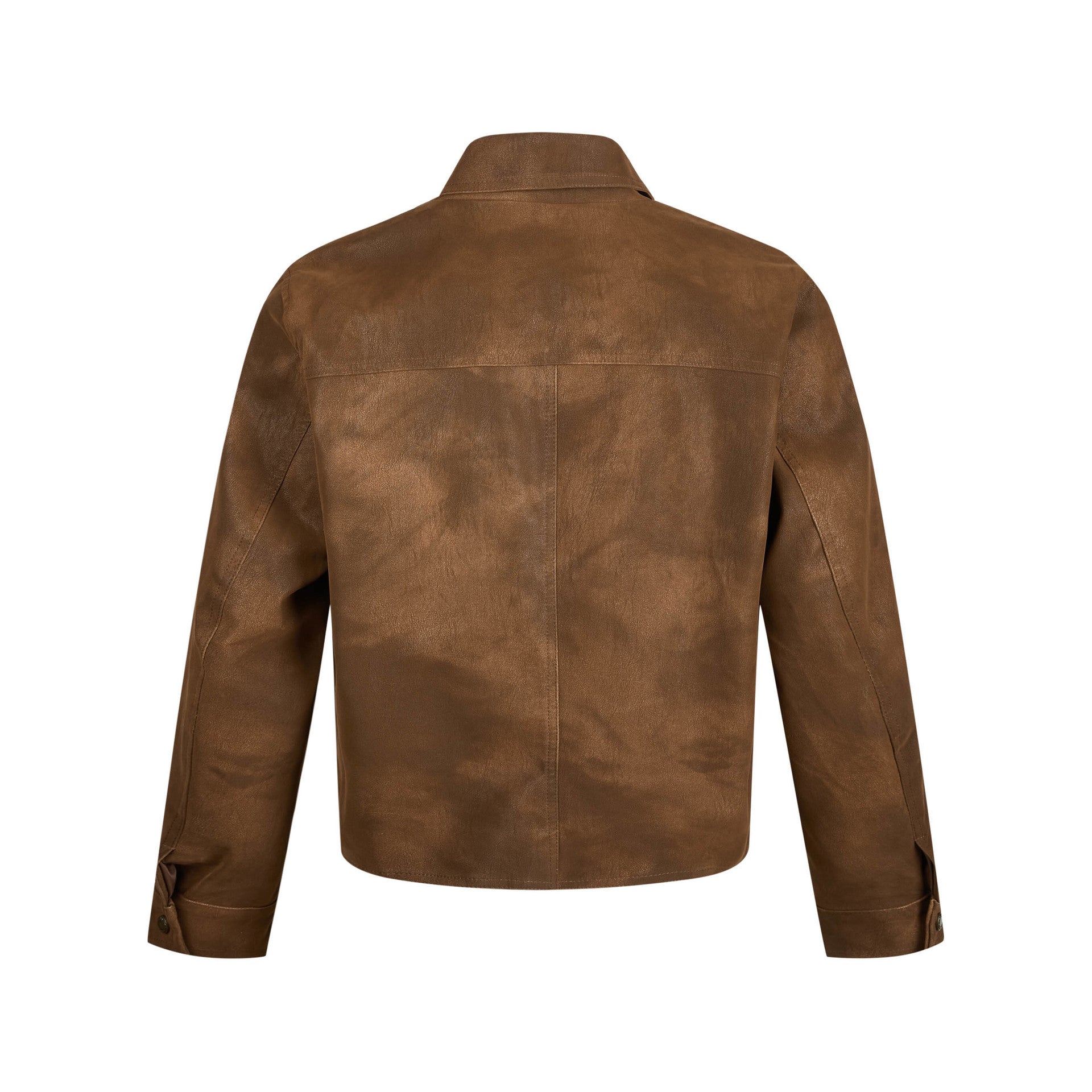 Make old airplane buckle suede leather jacket