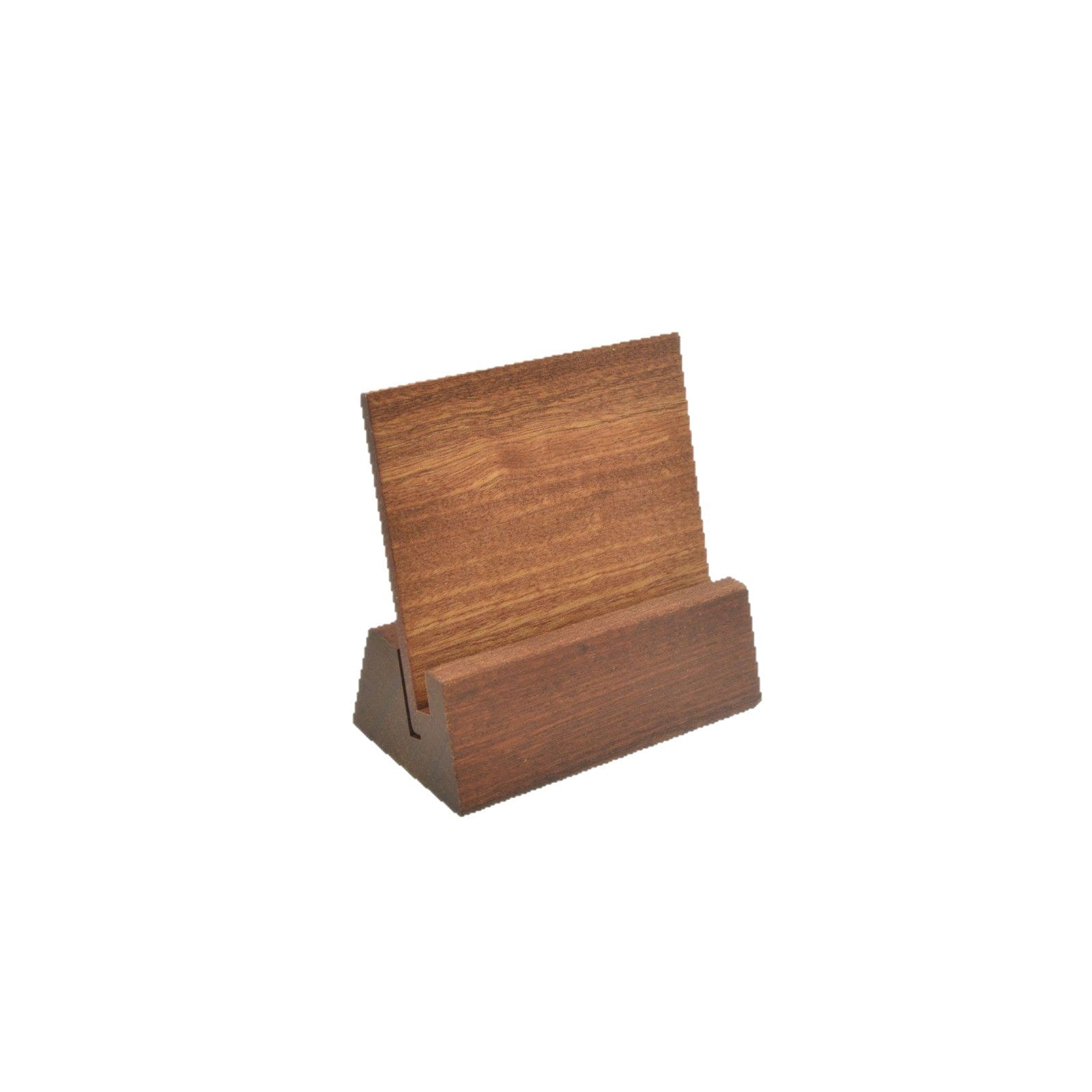 Solid Wood Calendar Stand with Sandalwood Base, Wooden Notepad Holder, Business Card Holder, Card Holder in Beech and Walnut Wood