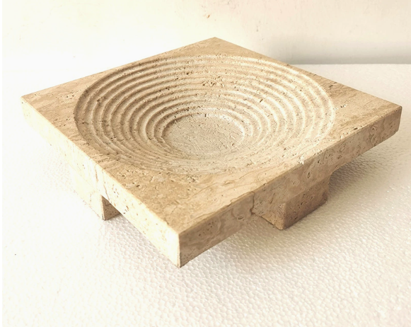 Modern Minimalist Creative Yellow Cave Stone Vase Soft Decoration Living Room Dining Table Marble Flower Utensils Home Accessori