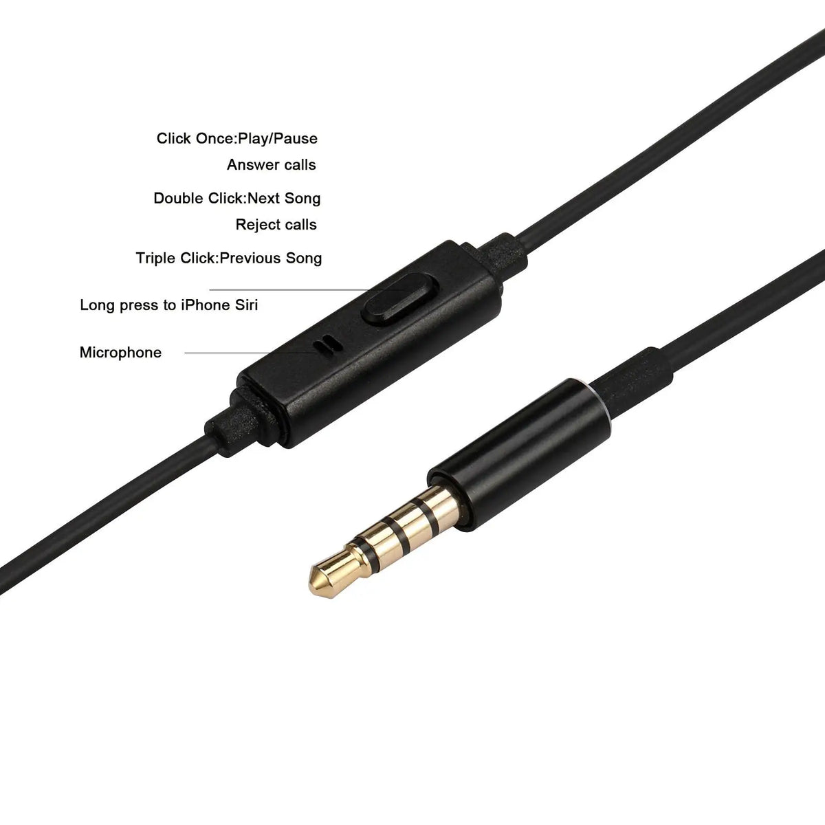 ELFINEAR Wood Earphone Headphones In-Ear Monitors Wired Headpones With Mic