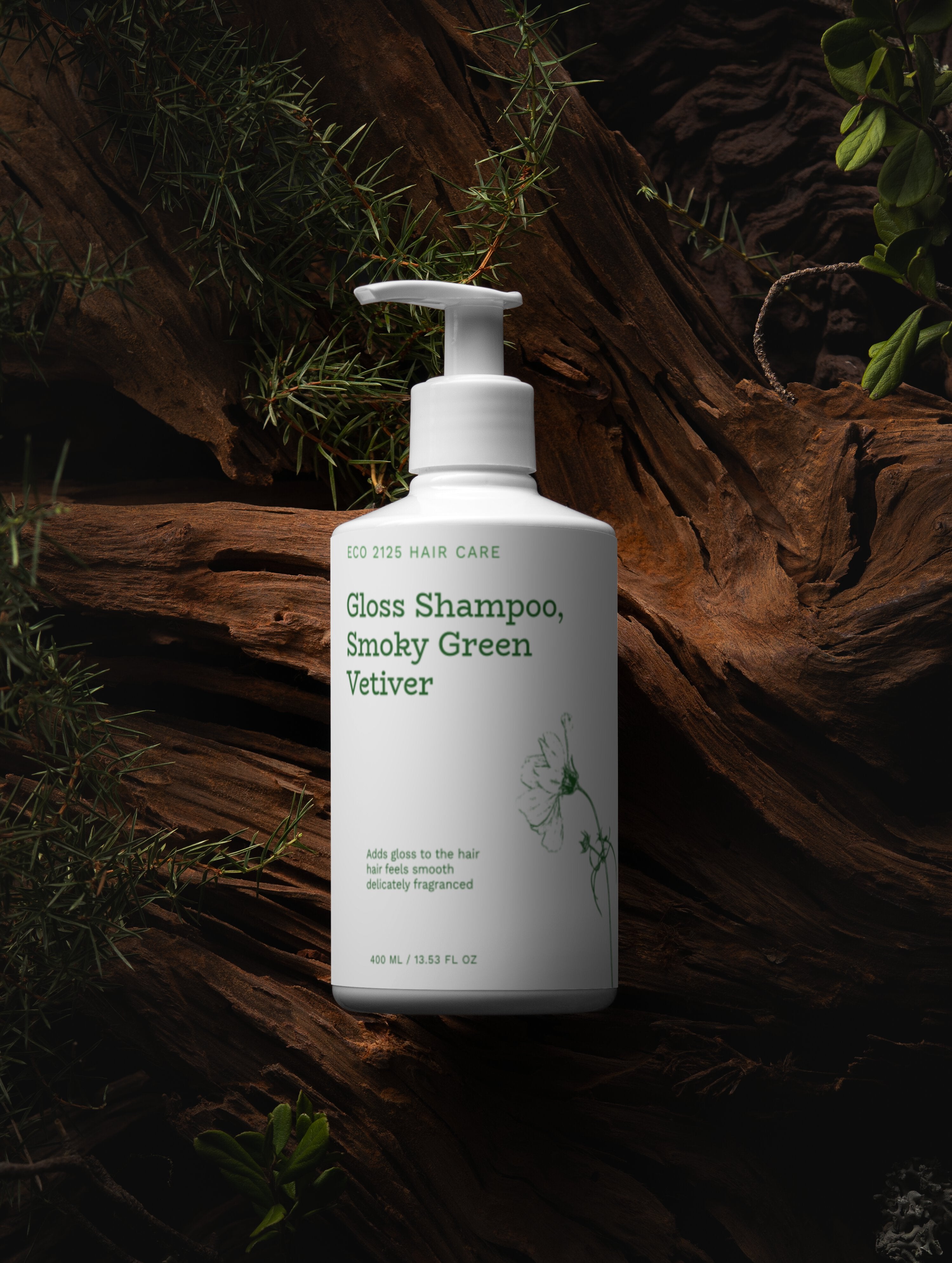 Gloss Shampoo, Smoky Green Vetiver