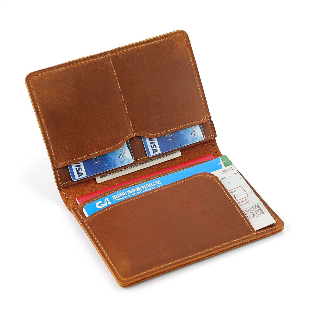 Passport Cover Leather Passport Clip