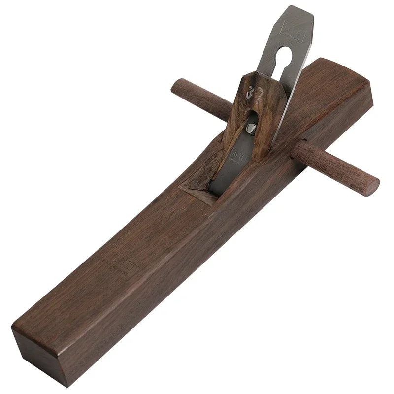 Professional Woodworking Hand Planer Set with Black Sandalwood Handle, Ideal for Craftsman's Workbench